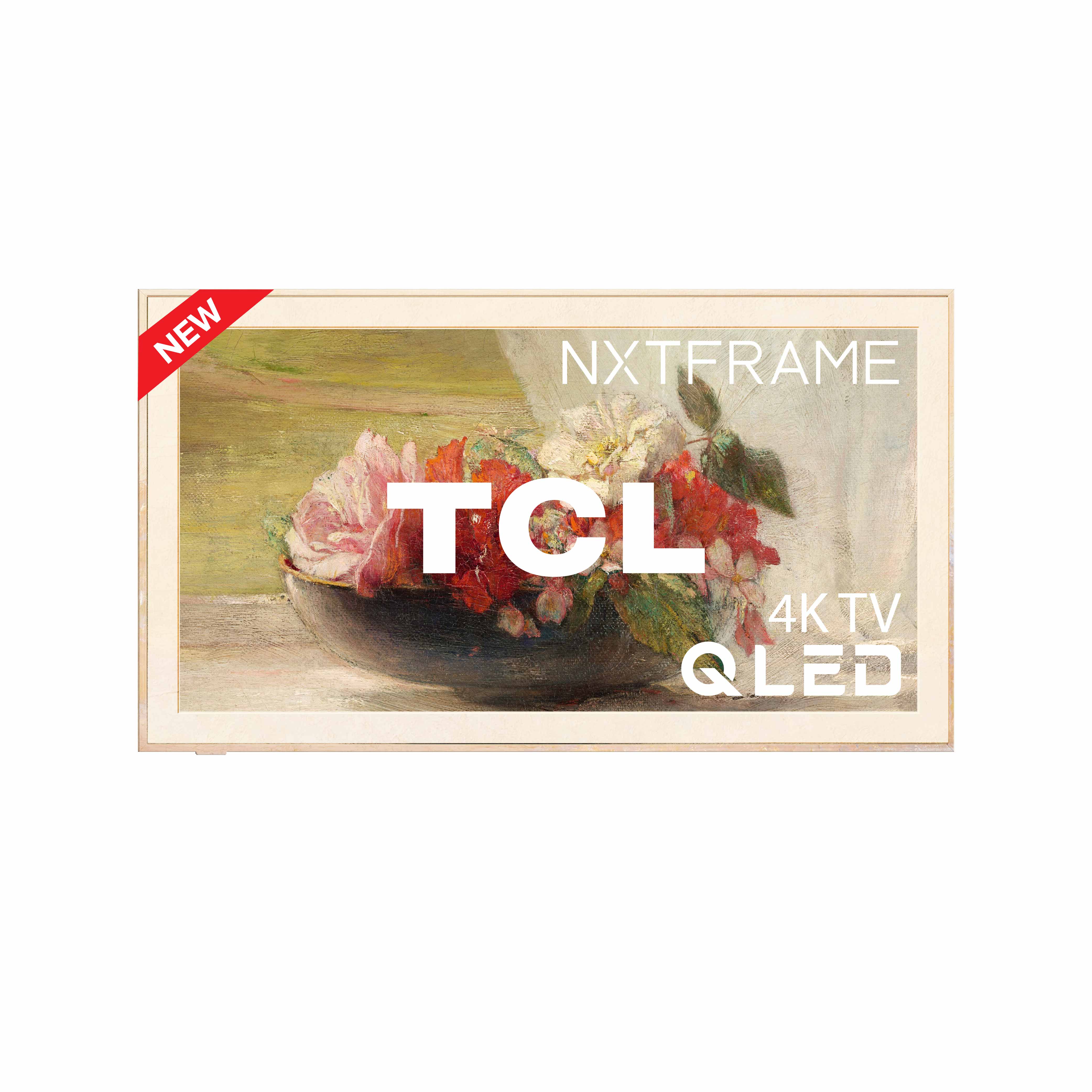 TCL A300 Pro 4K QLED TV B&O Sound System Nxtframe TV Canvas TV Frame TV
