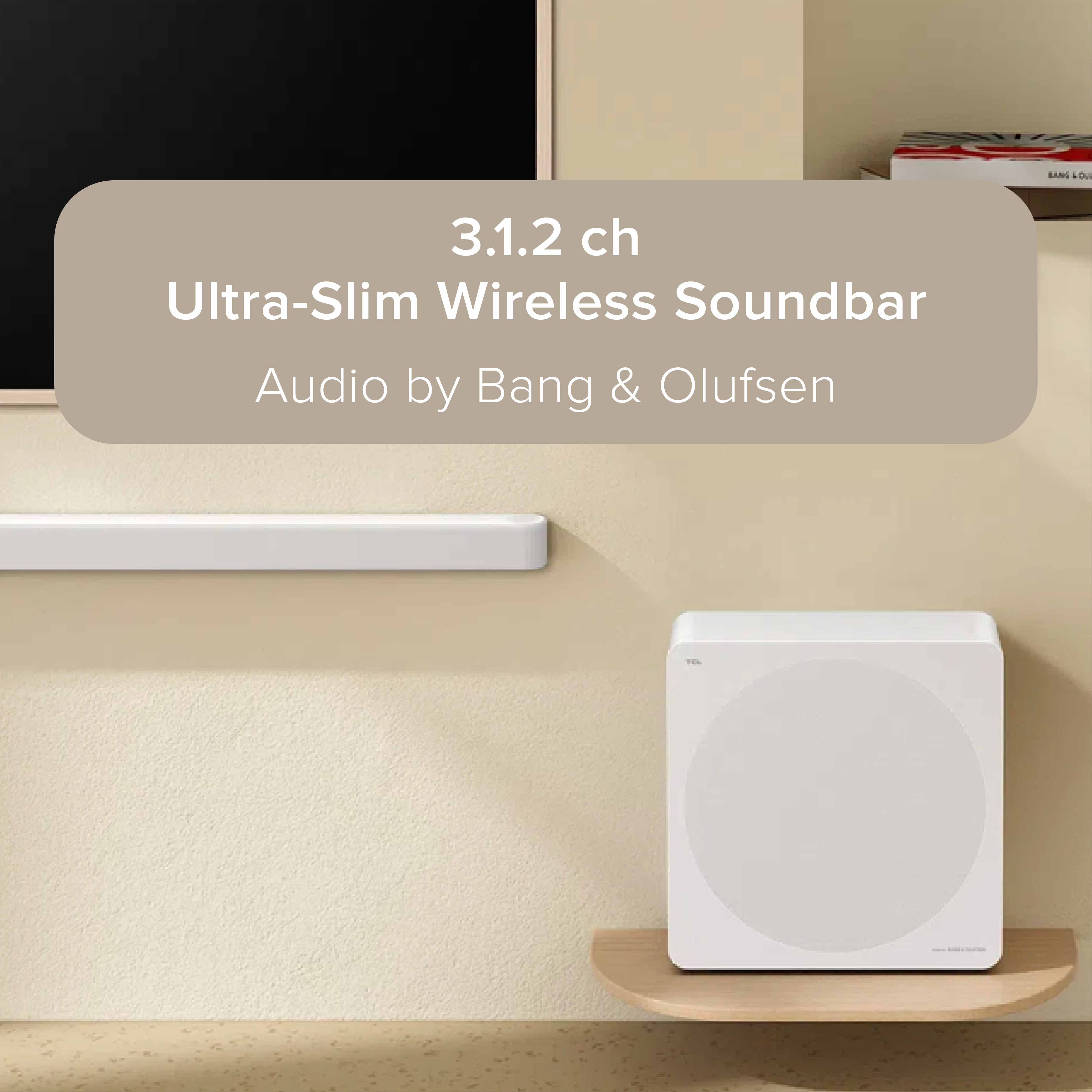 TCL A300 Pro 4K QLED TV B&O Sound System Nxtframe TV Canvas TV Frame TV