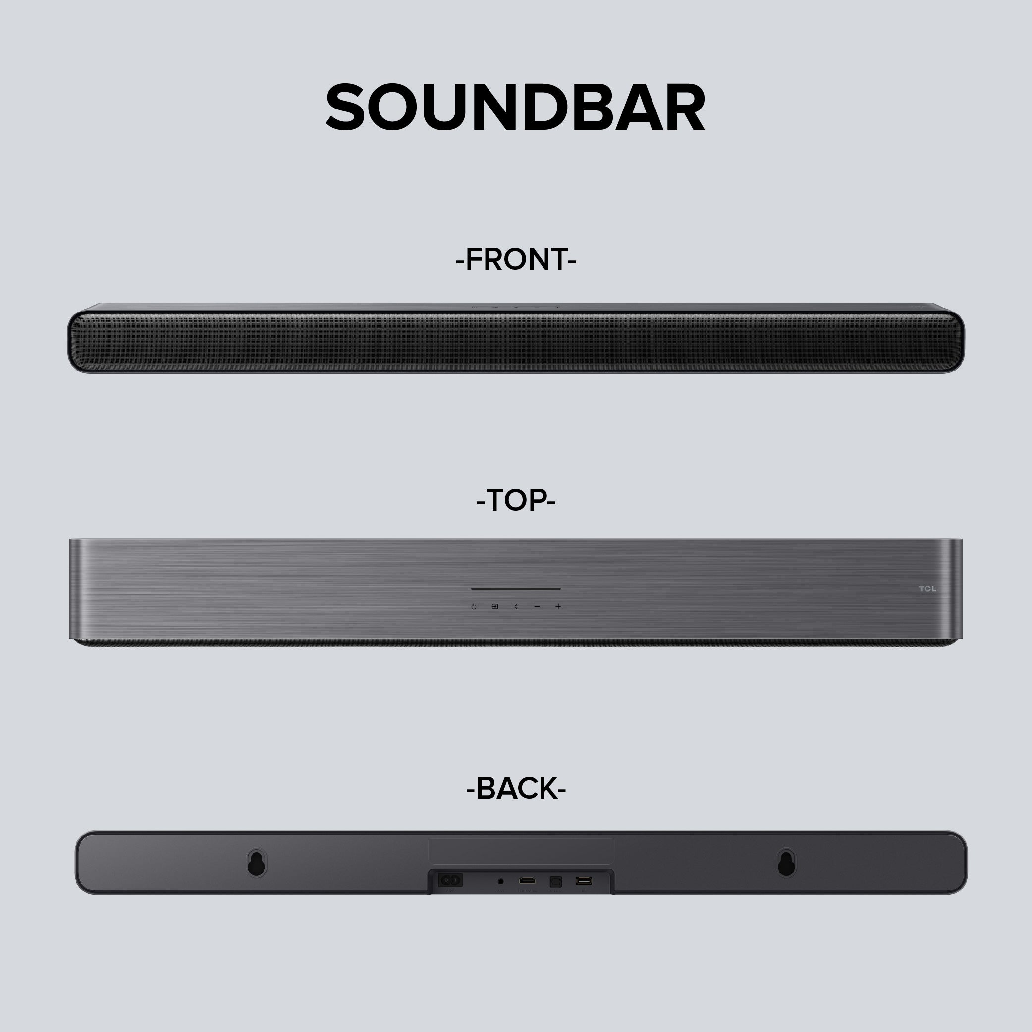 TCL S55H 2.1ch Pro Super Bass Soundbar