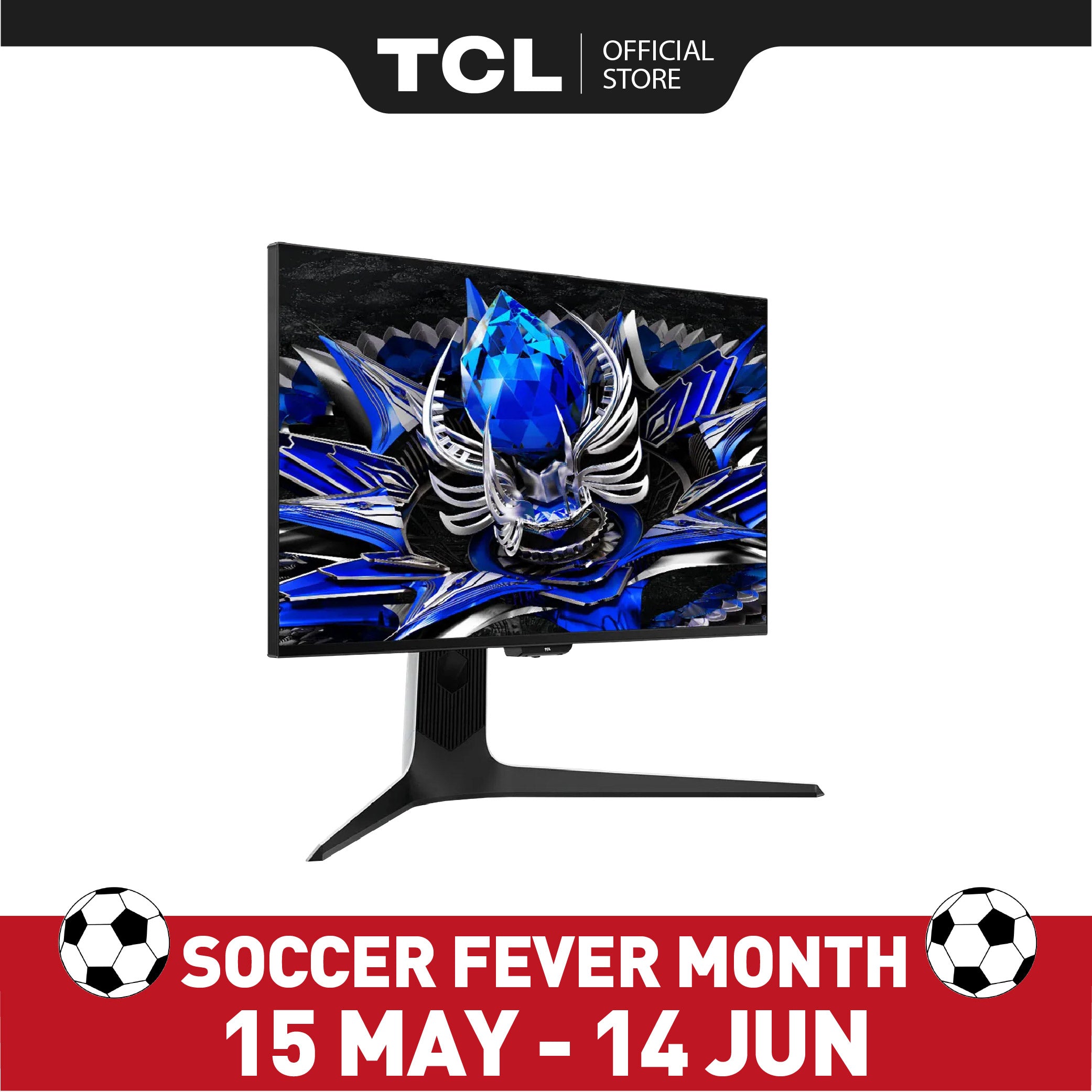 TCL 27" 160Hz 4K Mini-LED Gaming Monitor 27R83U | QLED PC Monitor HDR 1600