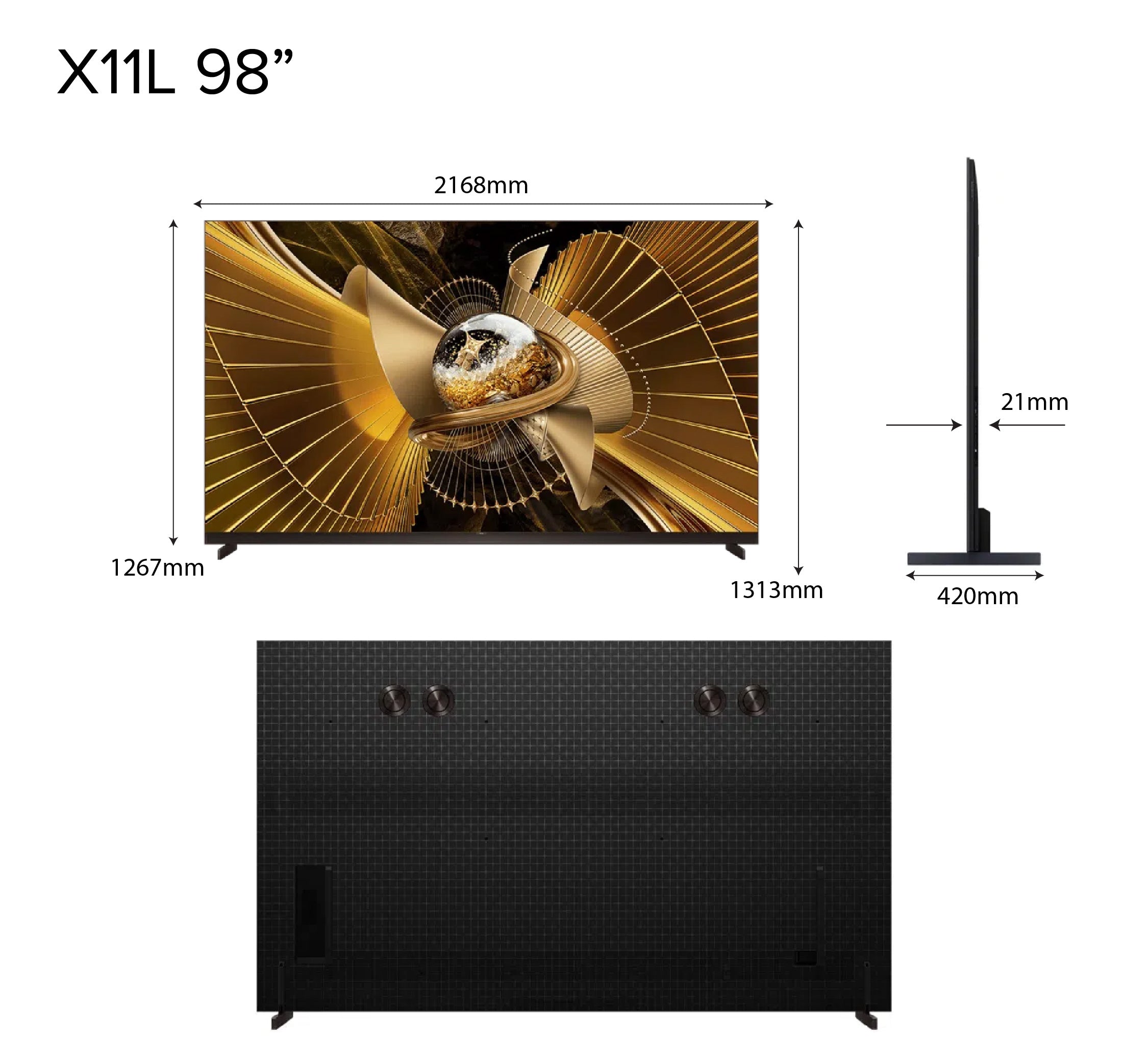 2026 NEW | TCL X11L SQD-MiniLED 4k TV | 75 85 98 inch |