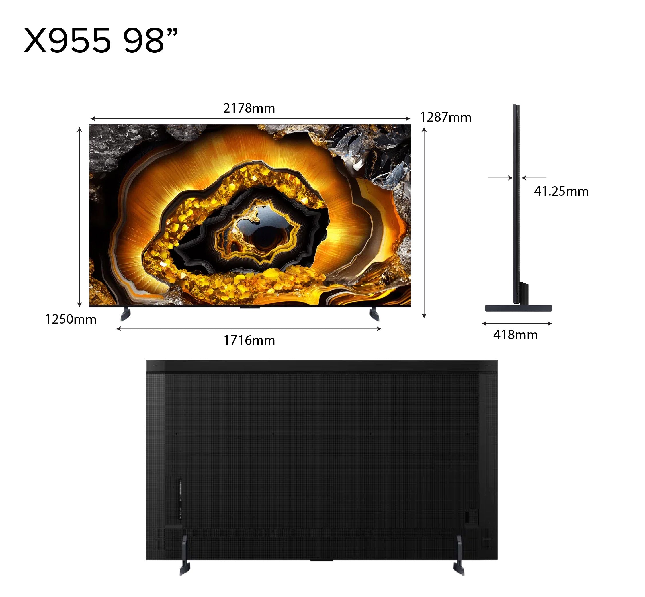 TCL X955 Premium QD-Mini LED 4K TV 85" - 115" AI Smart TV