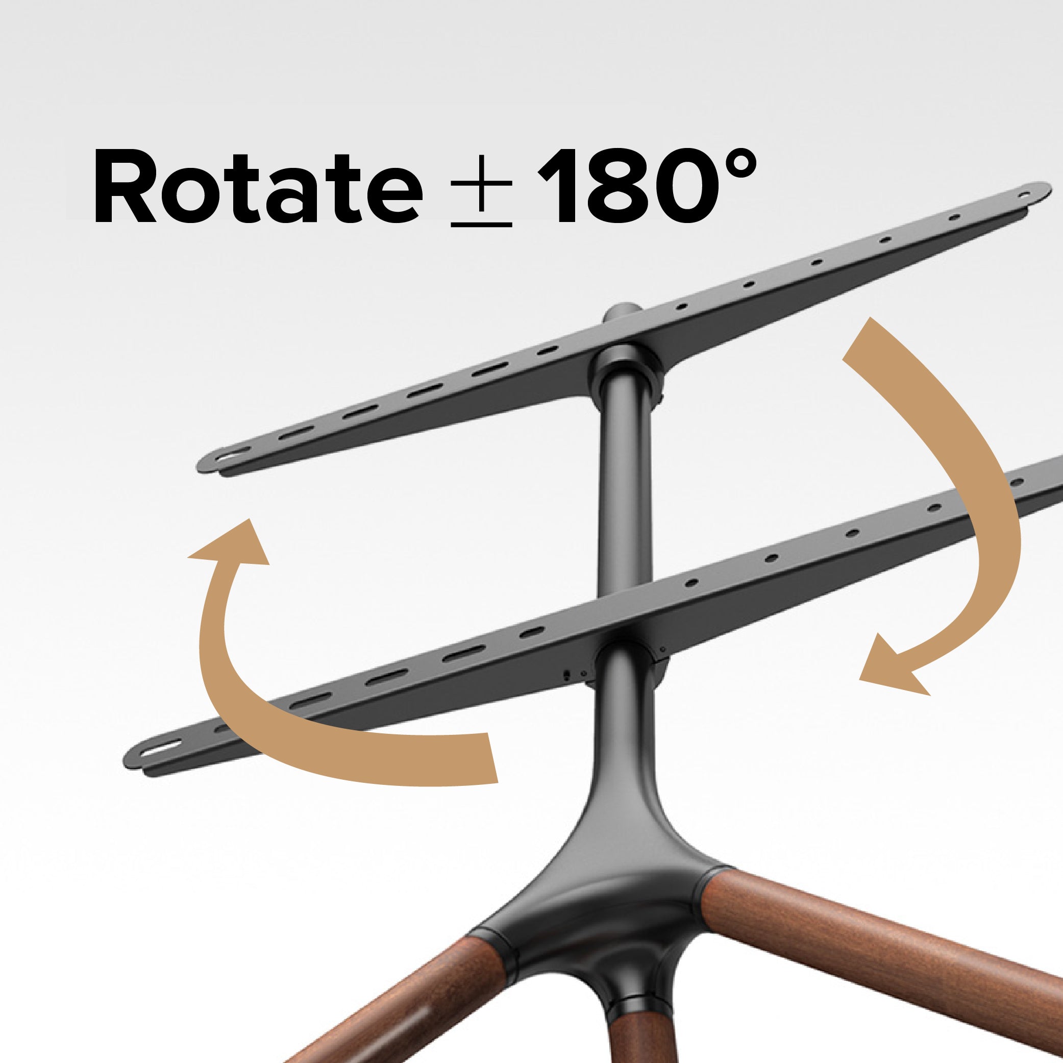 TCL TV Modern Artistic Easel Display Stand (Installation Included) for TV Up To 65"