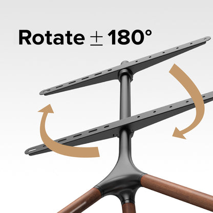 TCL TV Modern Artistic Easel Display Stand (Installation Included) for TV Up To 65"