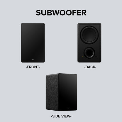 TCL Q75H 5.1.2ch Home Theater Soundbar with Dolby Atmos | 200W Hi-Fi Bass | wireless Subwoofer | Bluetooth 5.1