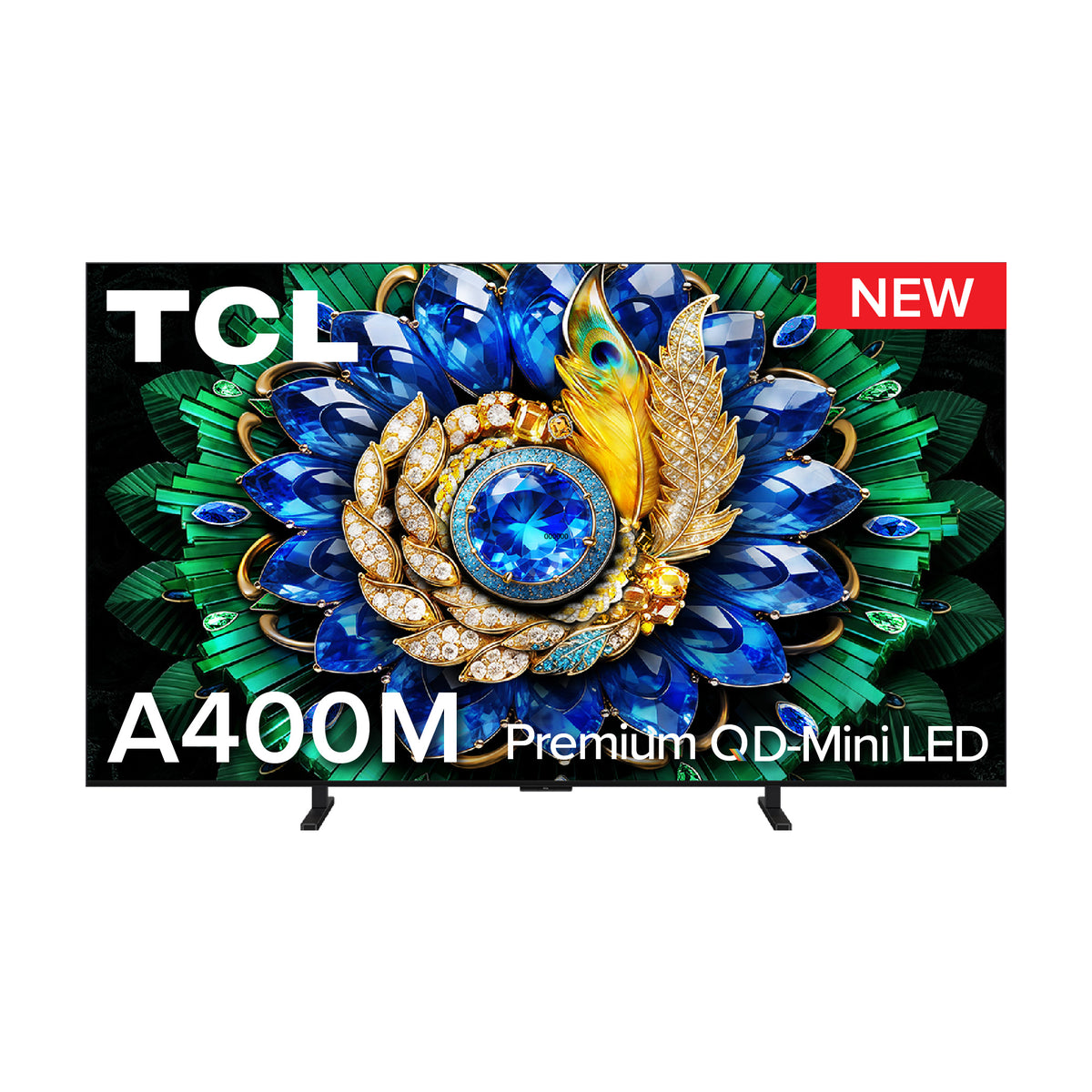 2026 NEW | TCL A400M Premium QD-Mini LED 4K TV | 55 65 75 98 inch | AI Smart Google TV