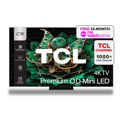 TCL C7K Premium QD-Mini LED 4K TV | 55 65 75 85 115 inch | AI Smart Google TV