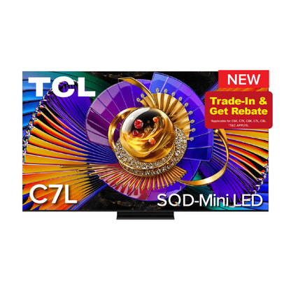 NEW 2026 | TCL TV C7L SQD-Mini LED 4K TV | 55 65 75 85 inch | AI Smart Google TV