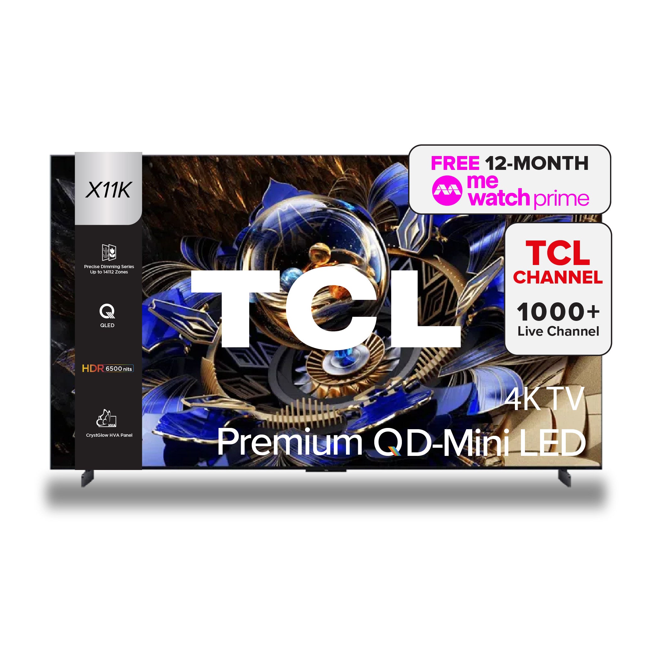 TCL X11K Premium QD-Mini LED 4K TV | 85 98 inch | AI Smart Google TV