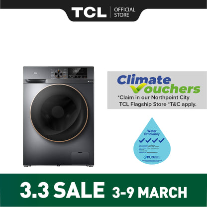 TCL 4 Ticks C2110WD 10KG Washer & 6kg Dryer Combo DD Inverter