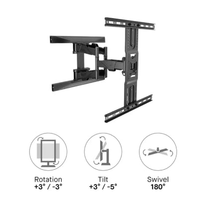 TCL 65"-75" Swivel Bracket (Double Arm) Wall Mount (with TV Installation)