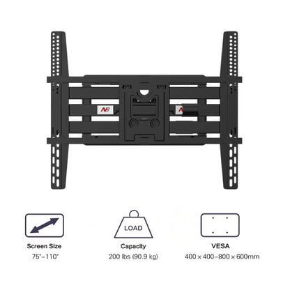 TCL 85" - 98" Swivel Bracket (Double Arm) Wall Mount (with TV Installation)
