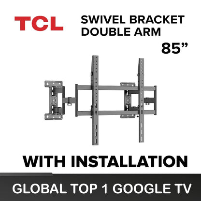 (NOT FOR SALE - GWP) Swivel Bracket + Wall Mount Installation | 32" - 98" (Applicable to Selected TV Models)